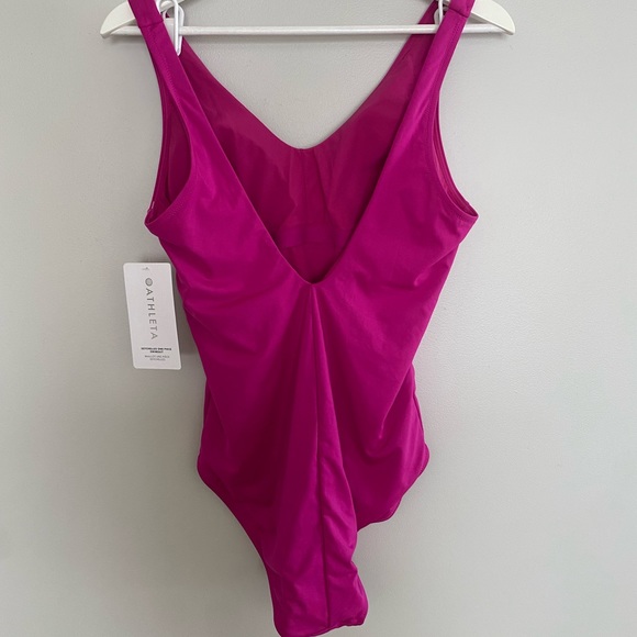 Athleta Pink One Piece Swimsuit NEW with tags - Picture 6 of 7